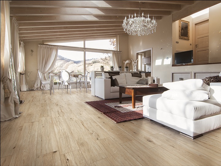 Gres porcellanato effetto legno Cherokee Beige - Cristiani pavimenti