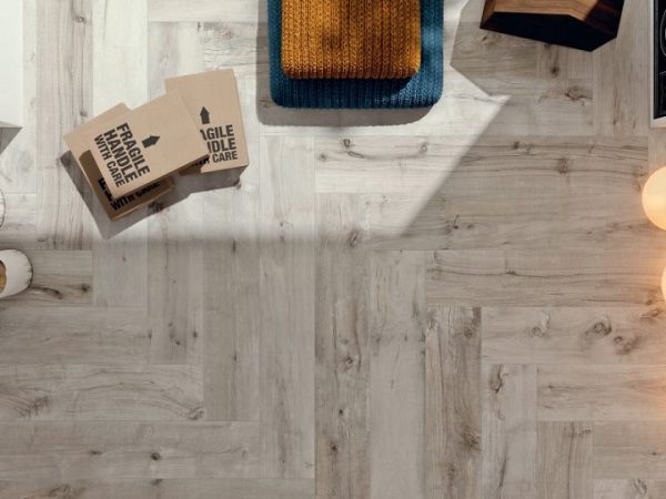 Gres porcellanato effetto legno Dakota Grigio