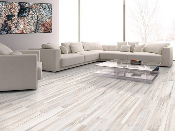 Gres porcellanato effetto legno Avorio