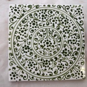 ceramica Montelupo verde