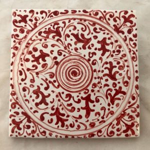 ceramica rossa Montelupo