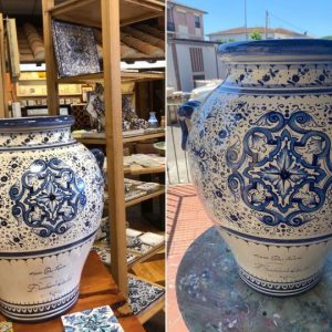 orci ceramica blu