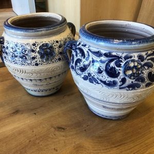vasi ceramica blu decorati