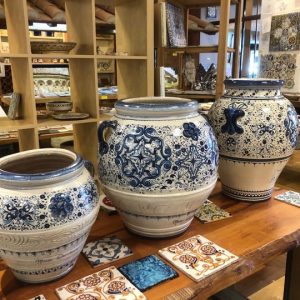 vasi in ceramica decorati varie dimensioni