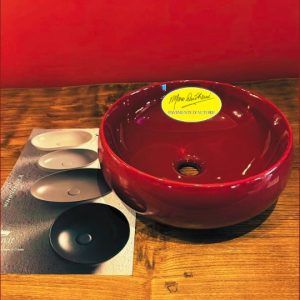 Lavabo da appoggio river ruby bordeaux