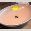 Lavabo da appoggio vessel morganite rosa