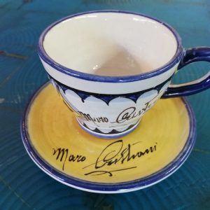 tazzina e piattino ceramica