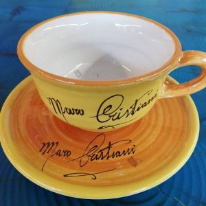 tazza colorata caffè
