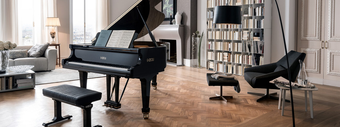 pianoforte fazioli esposto