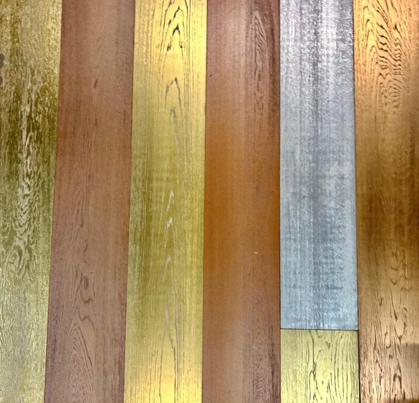 Parquet colorati Serie "Metalli Preziosi"
