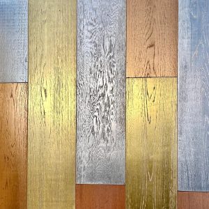parquet colore metallo