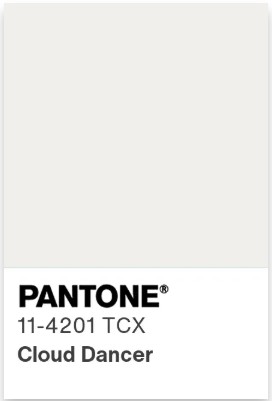 cloud dancer pantone