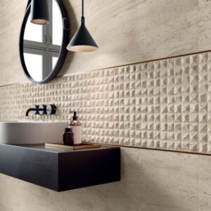 dettaglio rivestimento bagno
