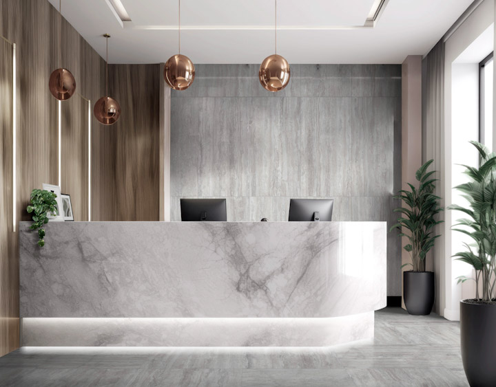 effetto marmo silver