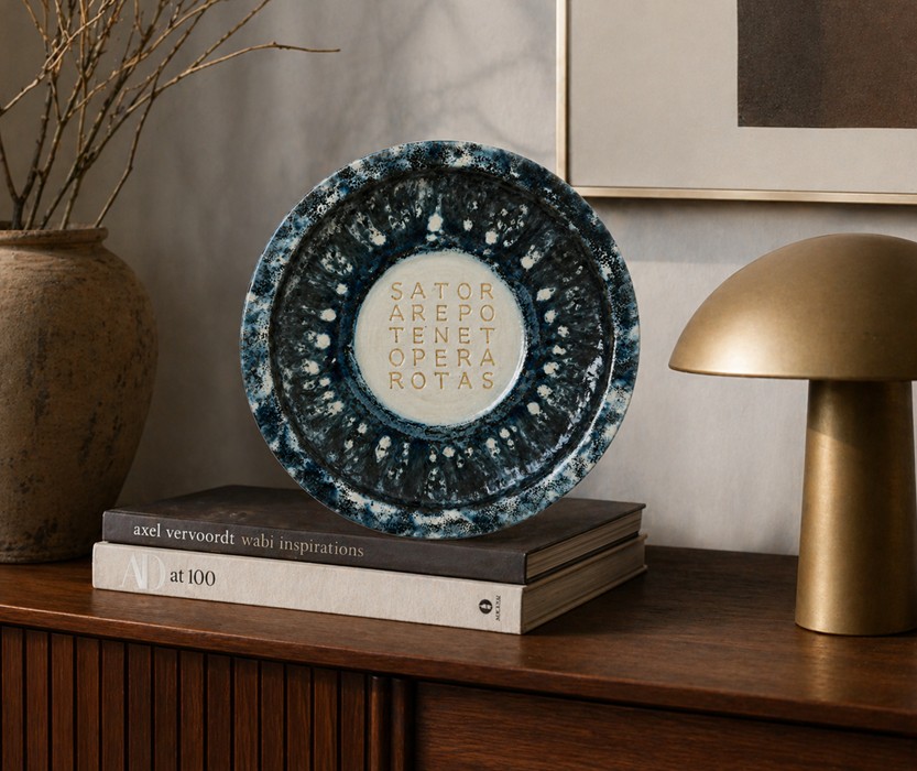 piatto decoro sator