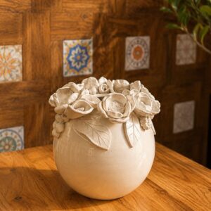 vaso sfera ceramica