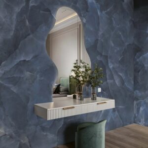 effetto marmo blu