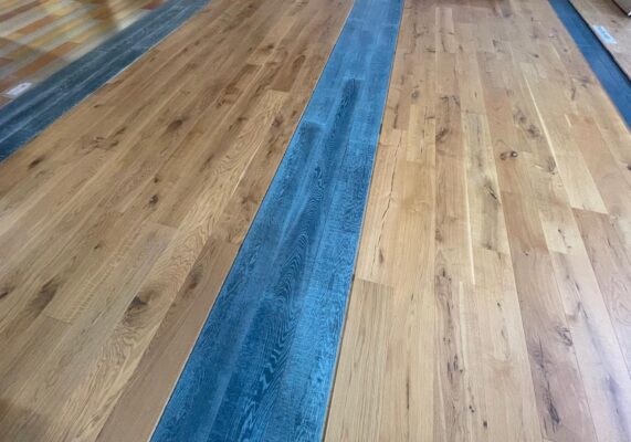 parquet giuntato e intero